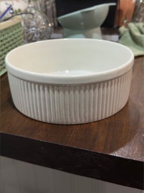 Vintage Carbone 8” Ceramic Soufflé Dish